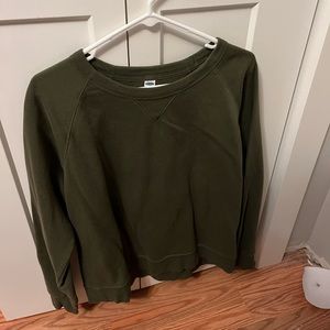 Basic Old Navy Green Crewneck
